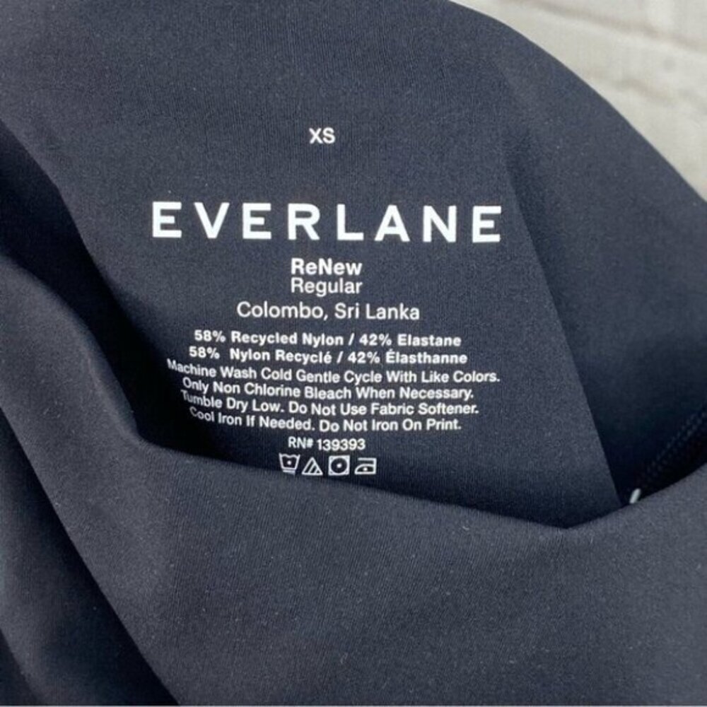 Everlane The Perform Legging Black High Waisted ReNew XS Regular New - Picture 10 of 14